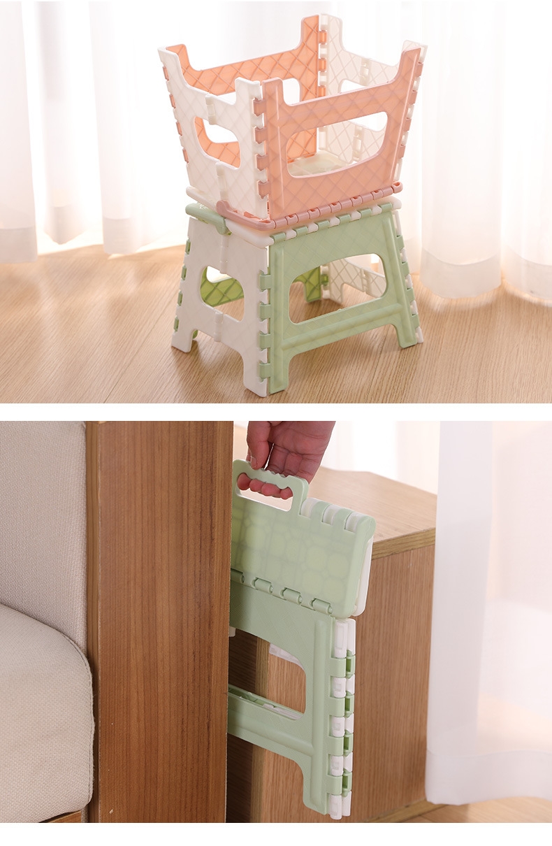 Складной пластиковый табурет для ванной комнаты и детей оптом из Китая