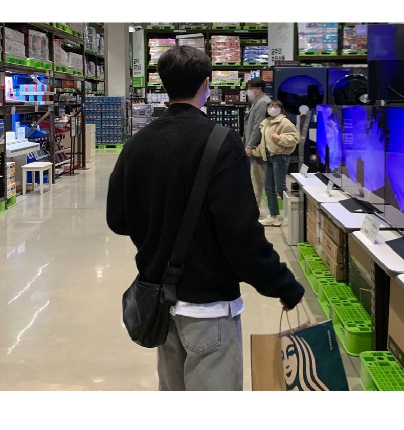 Мужская толстовка с высоким воротником и молнией оптом