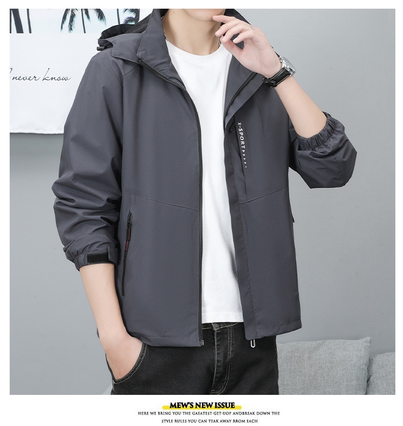 Мужская куртка с защитой от ветра и воды оптом из Китая