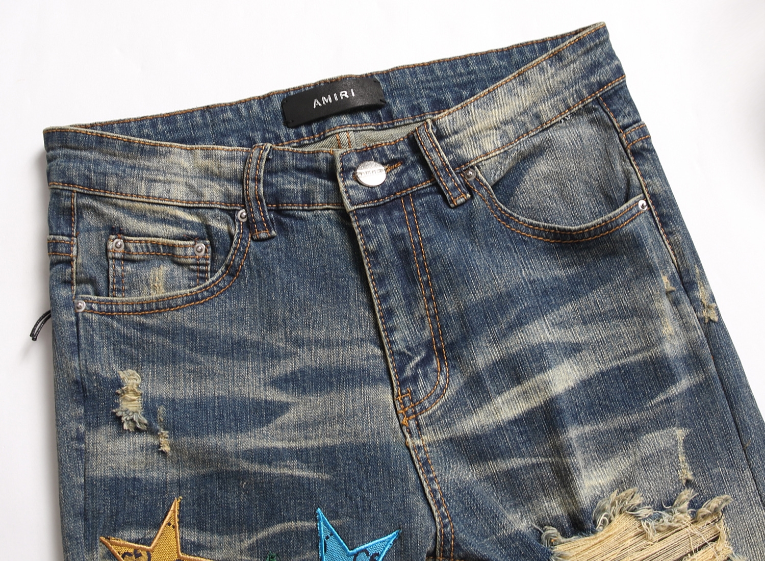 Мужские джинсы с вышивкой и принтом оптом из Китая