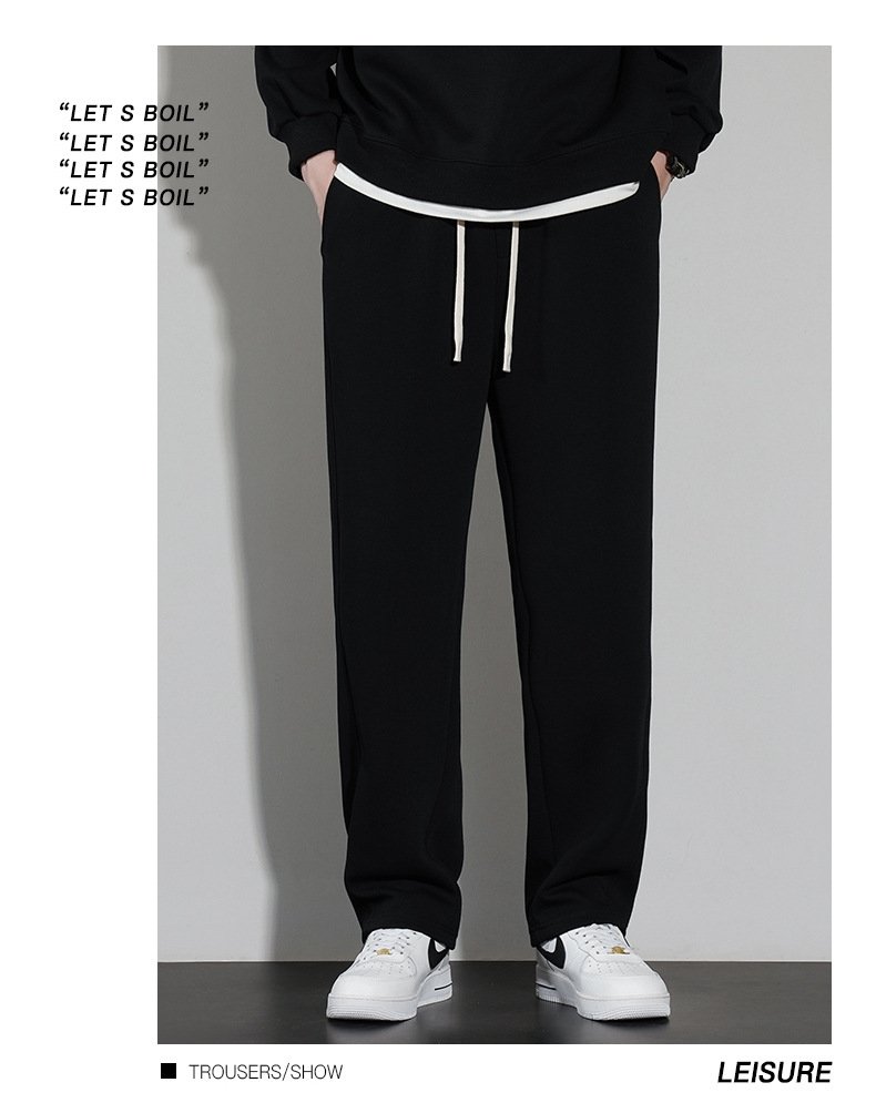 Мужские длинные брюки с прямыми штанинами оптом из Китая