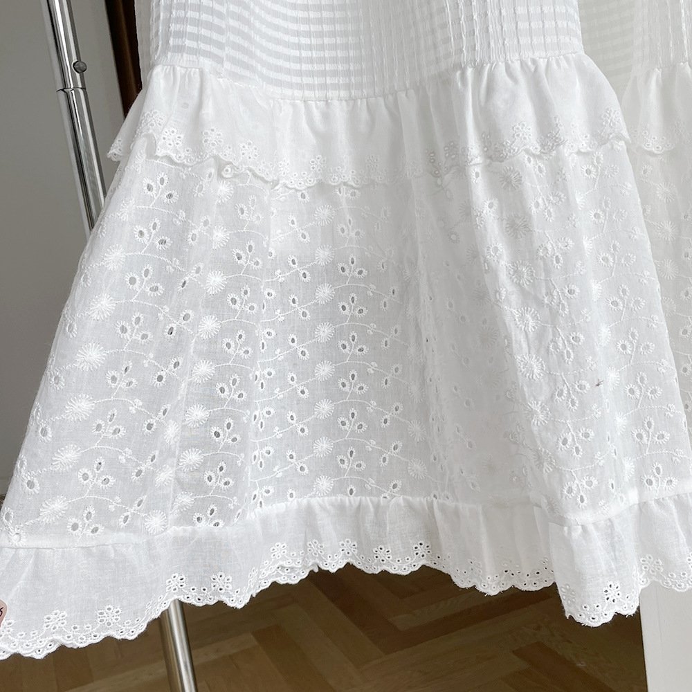 Высокая юбка с кружевом 2024 оптом из Китая