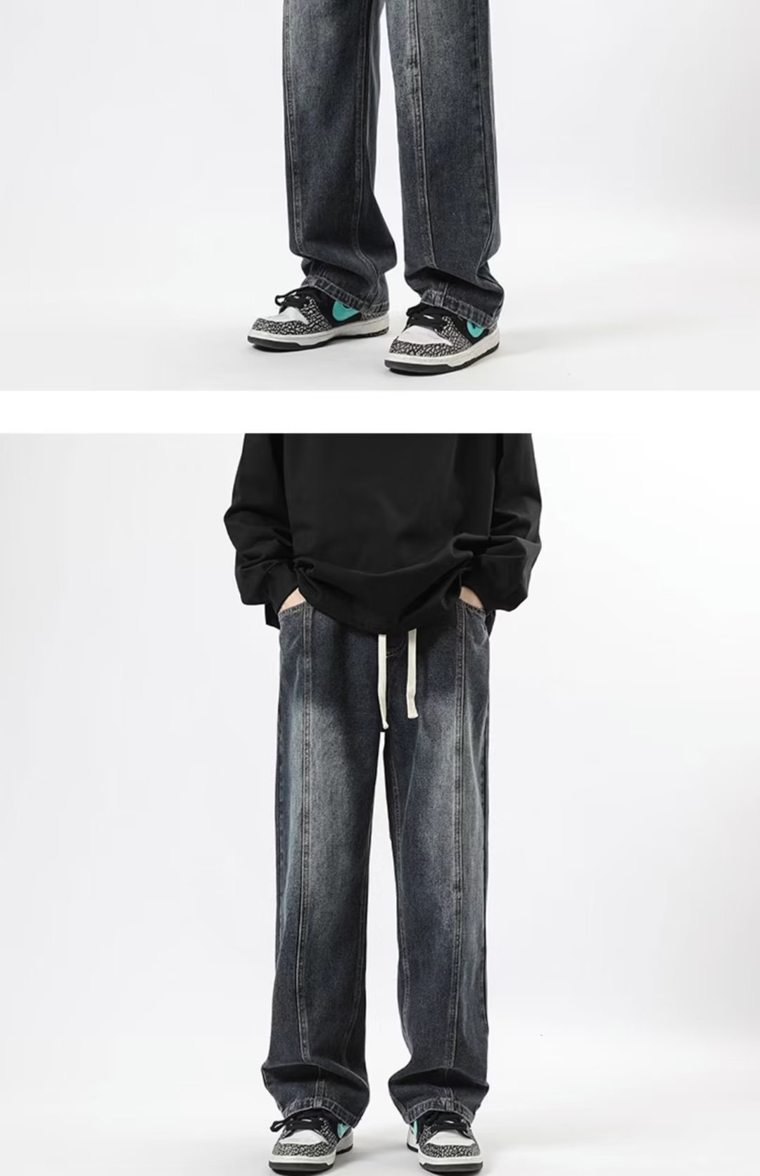 Мужские джинсы в стиле американской весны и лета оптом из Китая