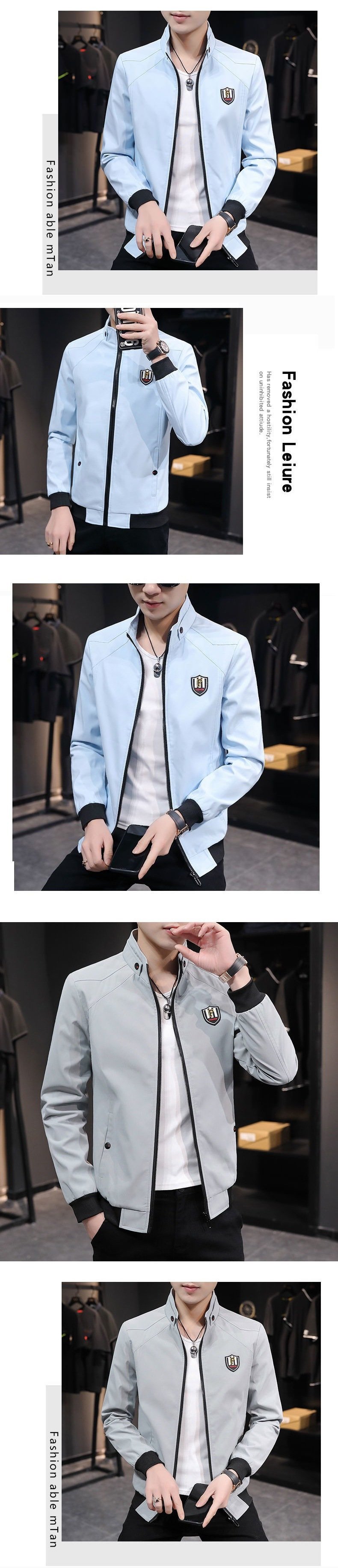 Куртка мужская весенне-осенняя оптом из Китая