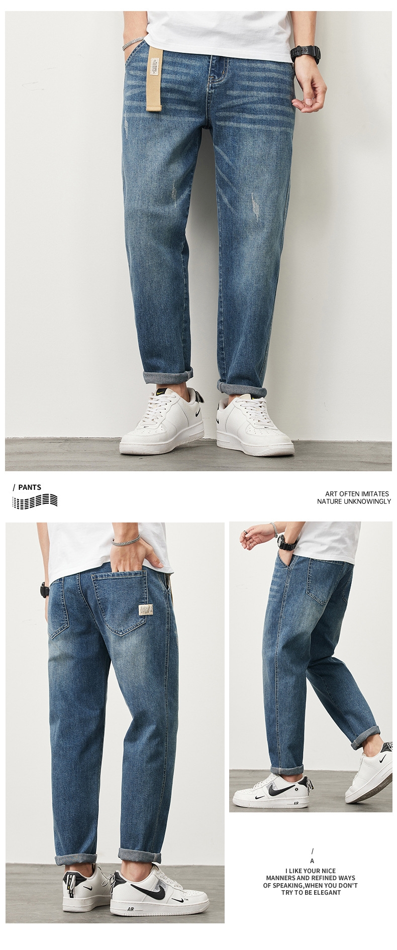 Мужские джинсы весна-лето оптом из Китая