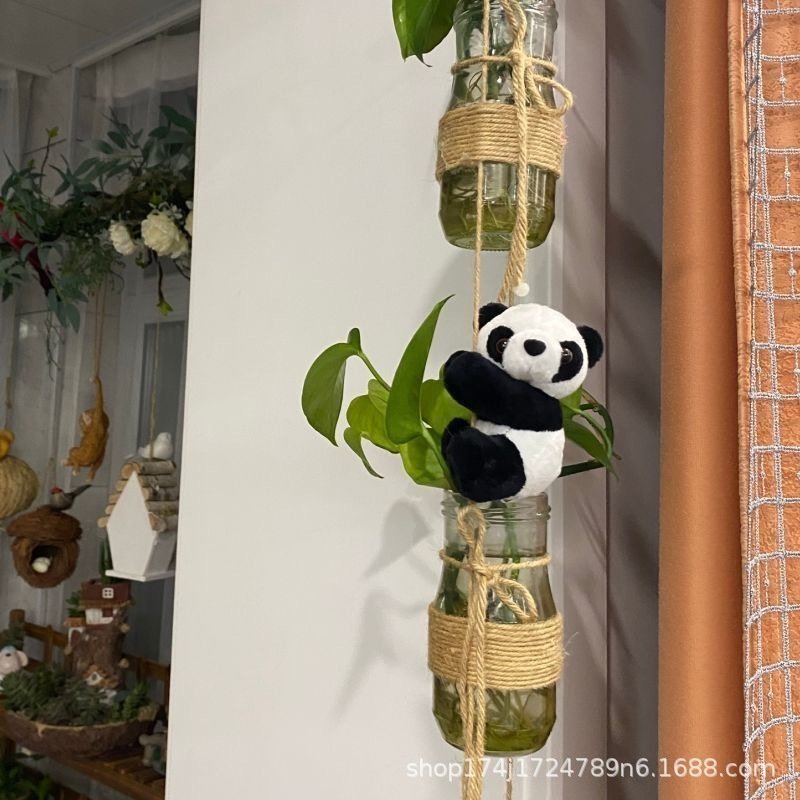 Мягкая игрушка-зажим для стола с маленьким пандой оптом