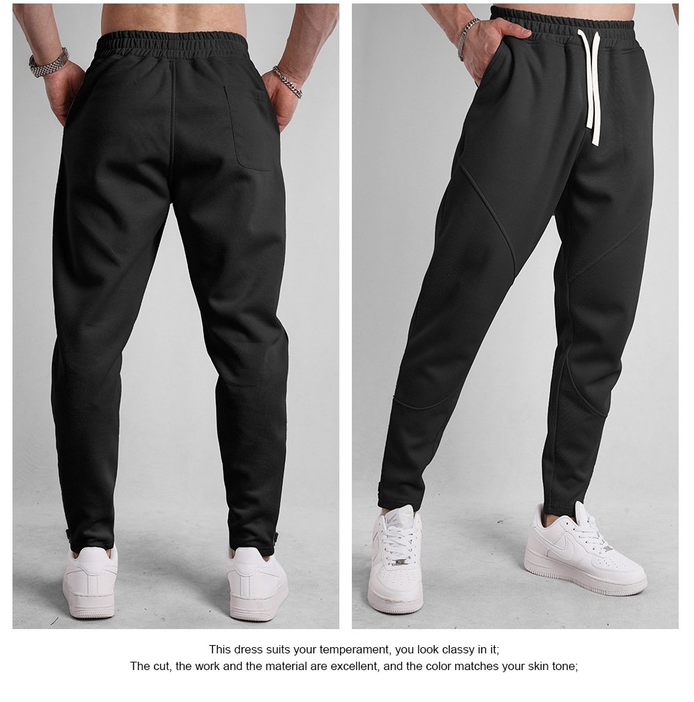 Мужские спортивные брюки с завышенной талией оптом из Китая