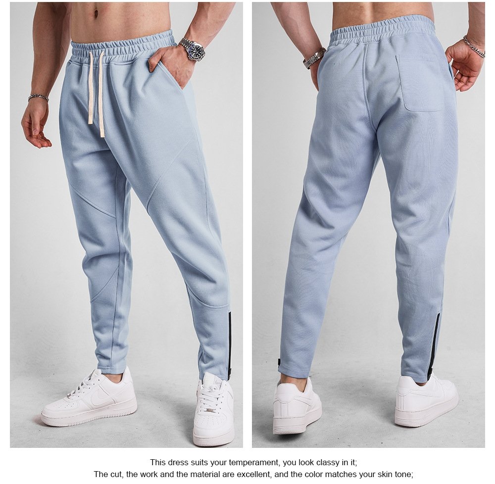 Мужские спортивные брюки с завышенной талией оптом из Китая