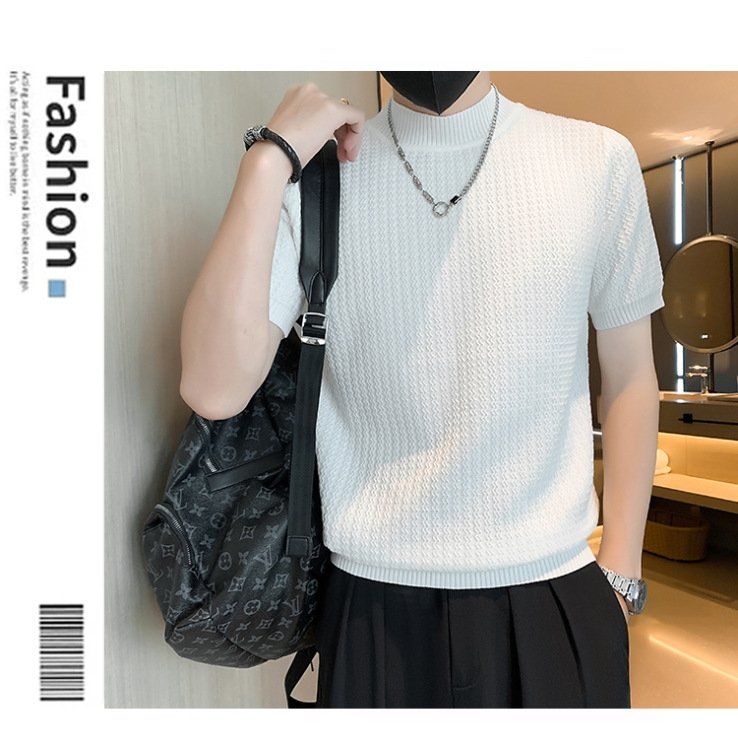 Мужской свитер с коротким рукавом оптом