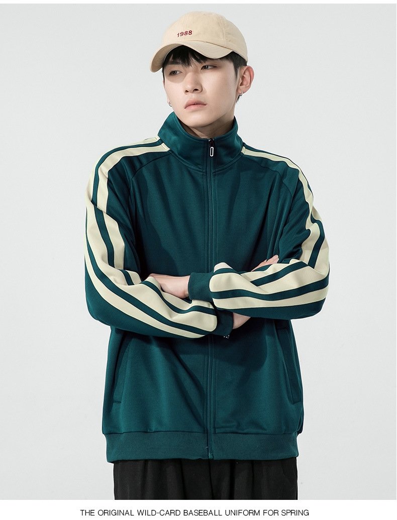 Весенняя куртка с молнией и стойкой оптом из Китая