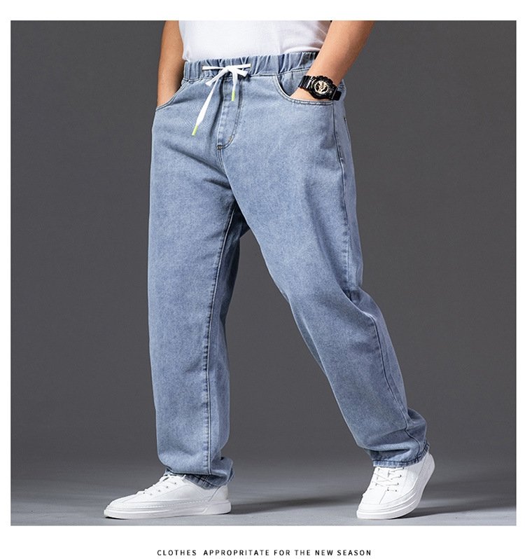 Мужские джинсы прямого кроя с широкими штанинами и широкими брючинами оптом из Китая