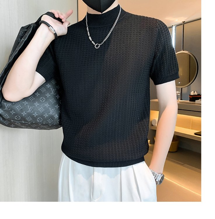 Мужской свитер с коротким рукавом оптом