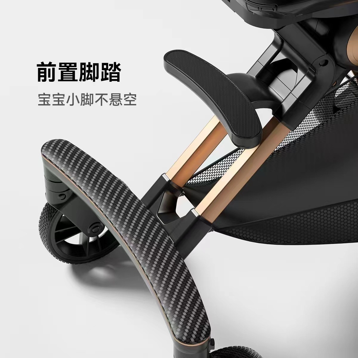 Playkids普洛可遛娃婴幼儿可躺可换向高景观轻便推车一键折叠X6X7 оптом из Китая