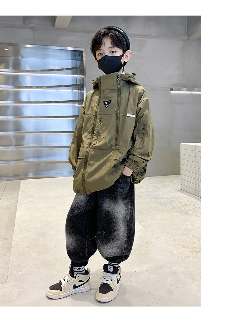 Детский плащ 2024 весна-осень оптом из Китая