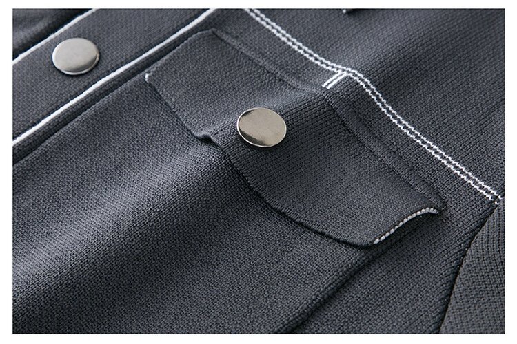 Мужская вязаная куртка с воротником оптом