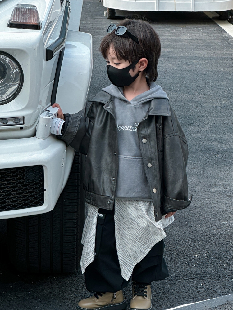 Детская куртка 2024 новой весны для мальчиков оптом из Китая