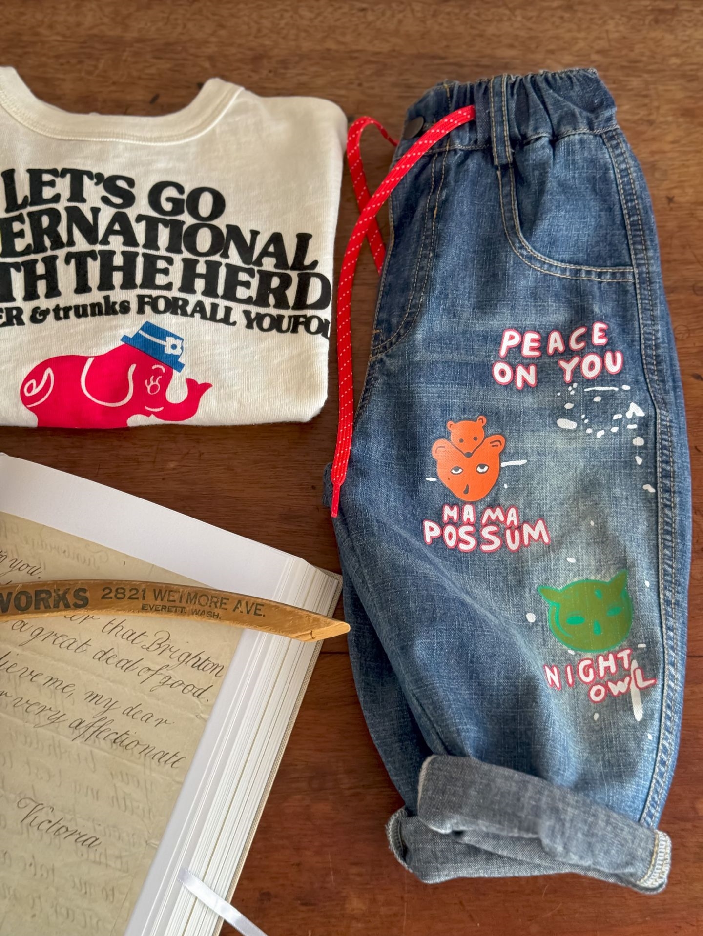 Детские джинсы Ququ Gugu 2024 лето оптом из Китая