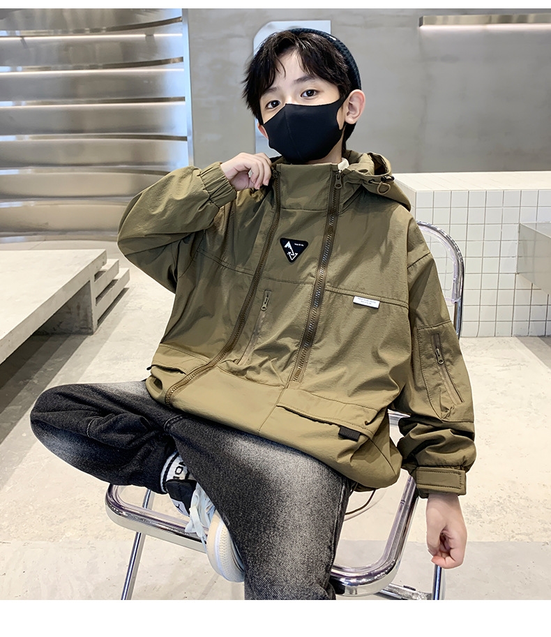 Детский плащ 2024 весна-осень оптом из Китая