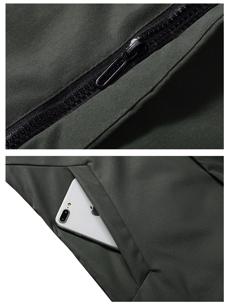 Мужская весенняя куртка с капюшоном оптом из Китая