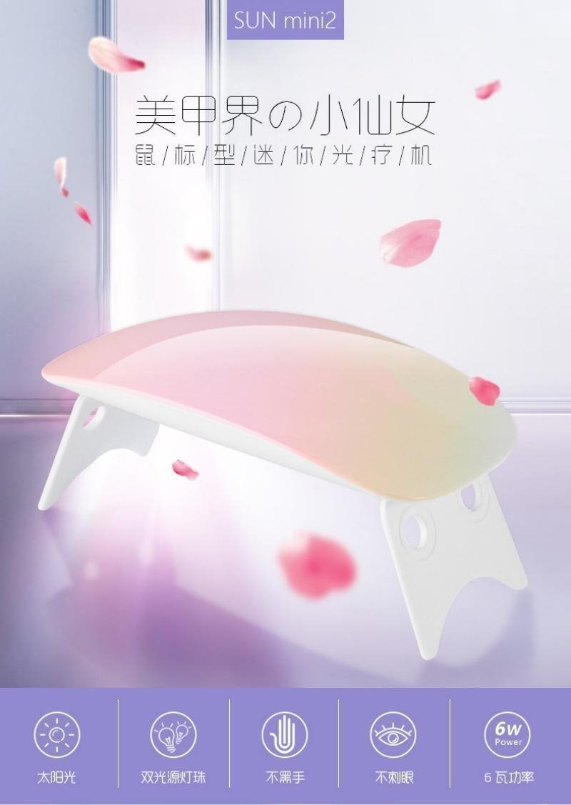 Мини лампа для маникюра 6W LED оптом