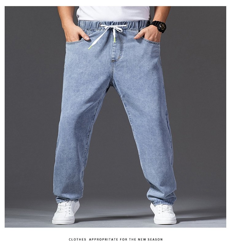 Мужские джинсы прямого кроя с широкими штанинами и широкими брючинами оптом из Китая