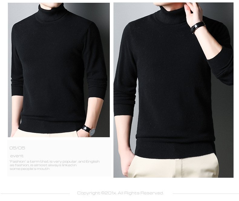 Мужской свитер из 100% шерсти оптом