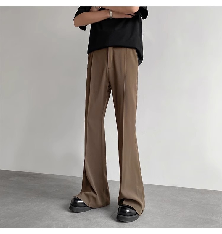 Мужские брюки с разрезом на костюме оптом из Китая