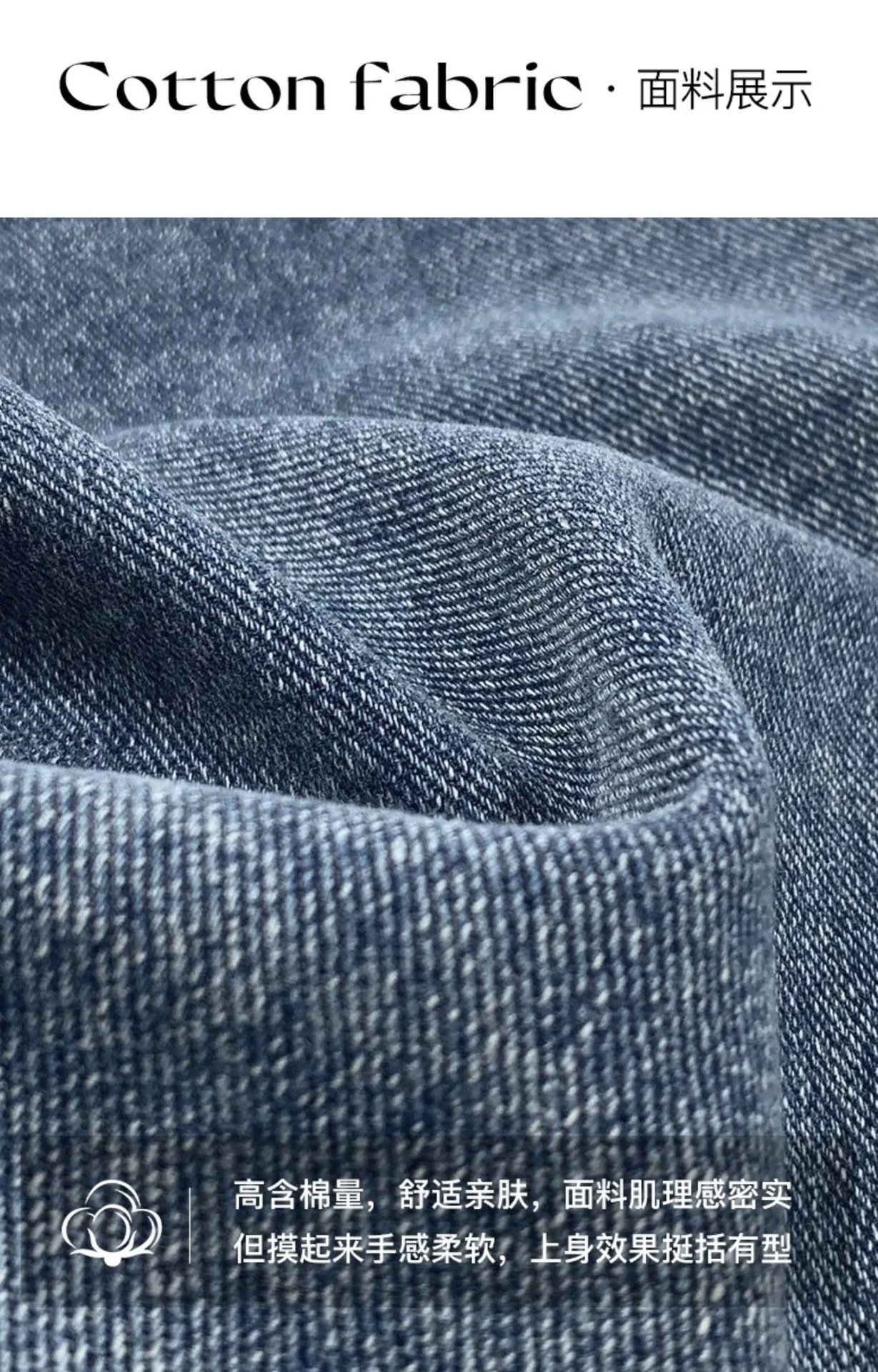 Джинсовая юбка с высокой талией и разрезом в стиле ретро оптом из Китая