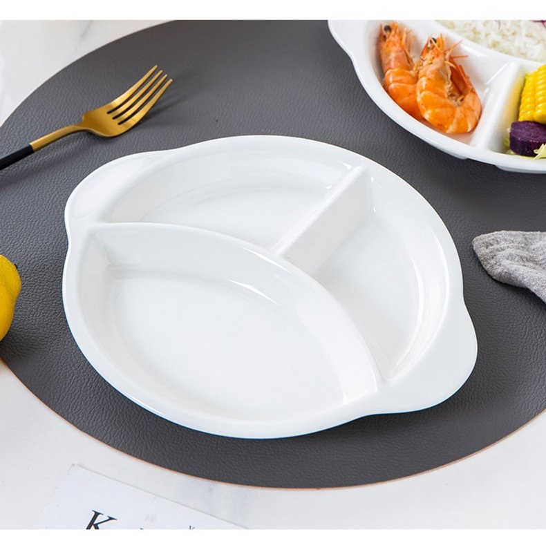 Детская тарелка из костяной фарфоровой керамики оптом