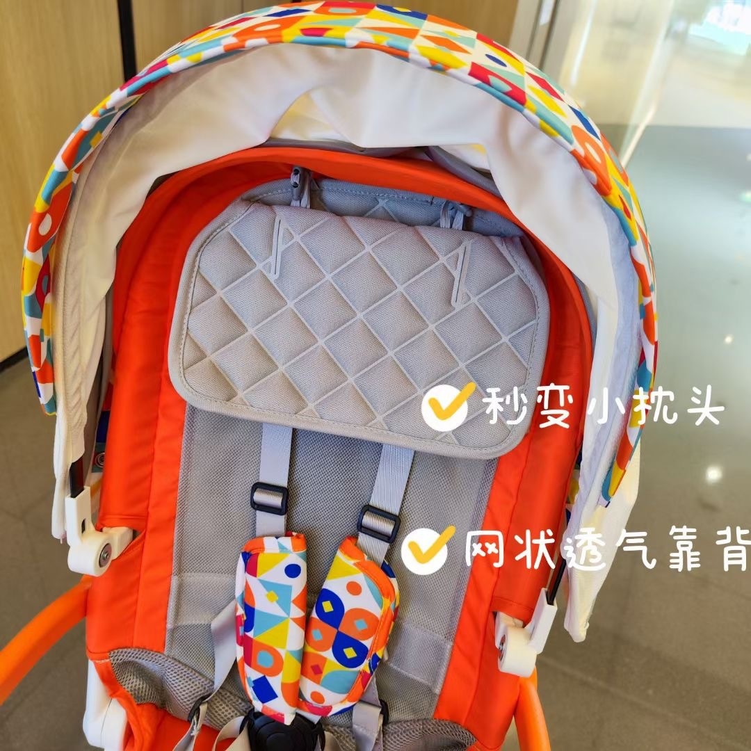 Playkids普洛可遛娃婴幼儿可躺可换向高景观轻便推车一键折叠X6X7 оптом из Китая