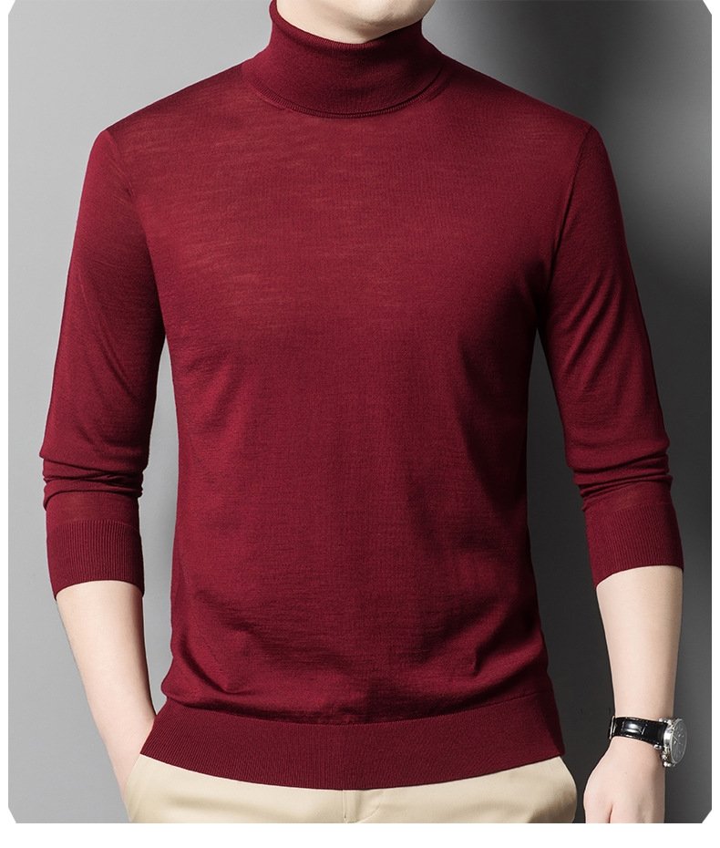 Мужской свитер из тонкой шерсти оптом