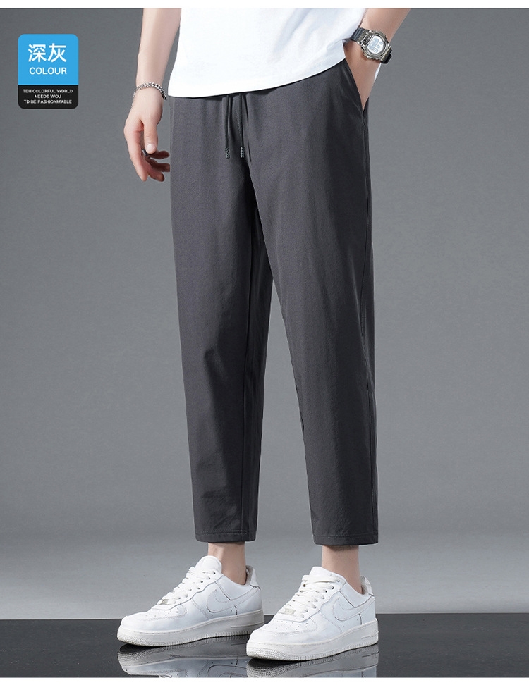 Мужские летние брюки из легкого льняного материала оптом из Китая