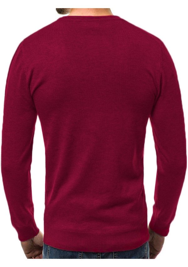 Мужской свитер с круглым вырезом оптом