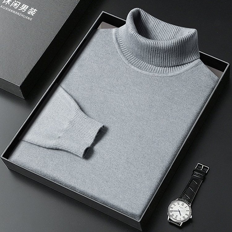 Мужской свитер с высоким воротником оптом