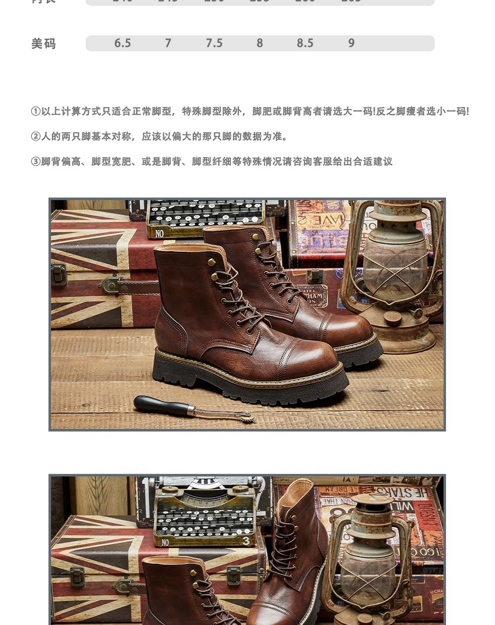 Мужские ботинки Martin 8111 из натуральной кожи оптом