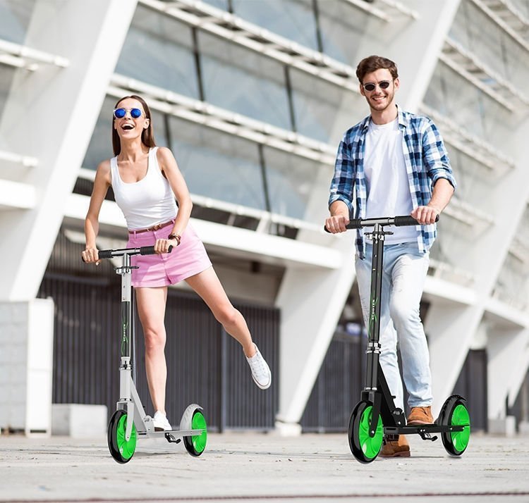 Детский самокат с большими колесами оптом