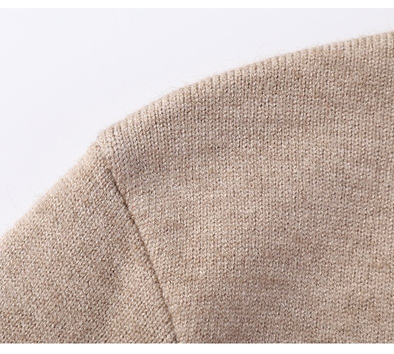 Мужской свитер с высоким воротником осенне-зимней коллекции 2024 оптом