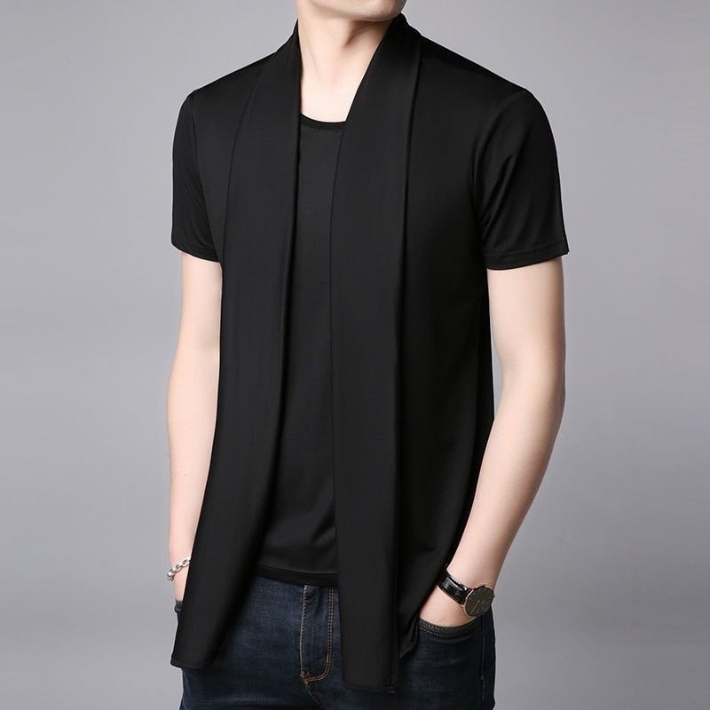 Мужская футболка из холодного шелка оптом