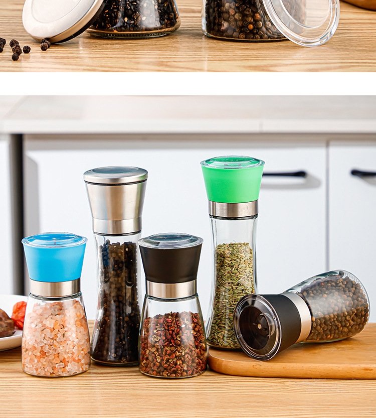 Стеклянный мельничек для перца из нержавеющей стали оптом