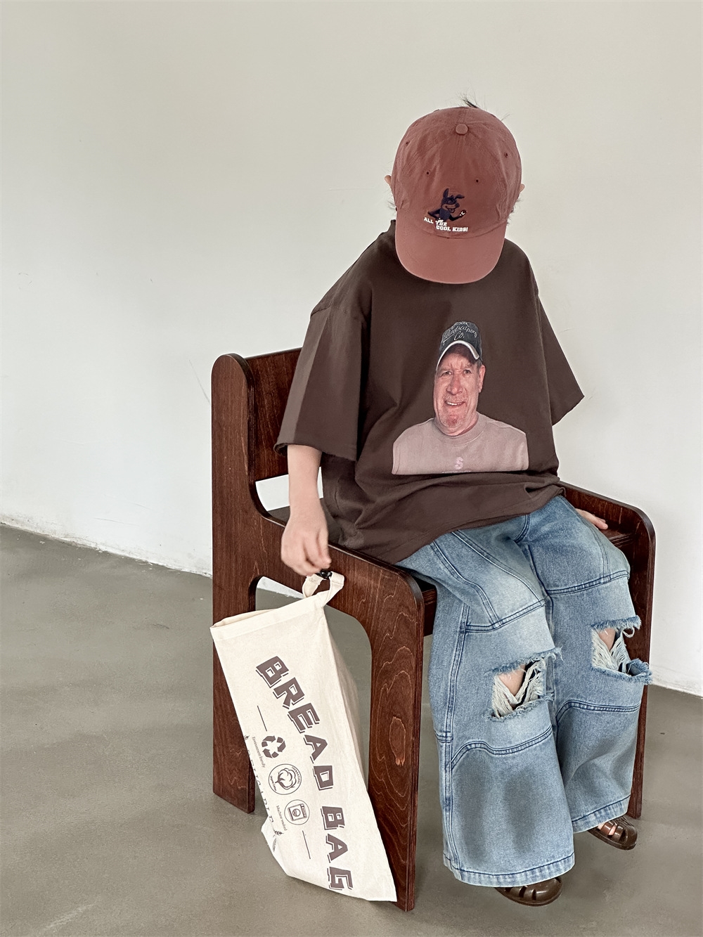 Джинсы для мальчиков в стиле ханбок 2024 оптом из Китая