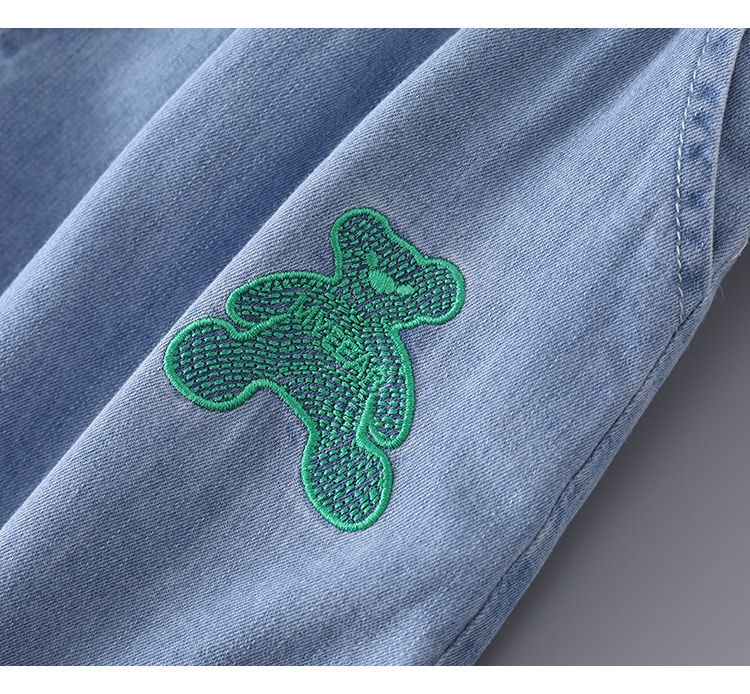 Джинсы для девочек летние оптом из Китая