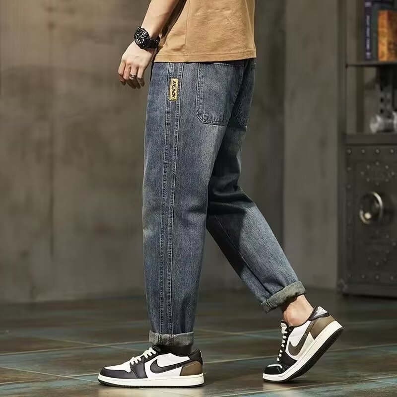 Высококачественные мужские джинсы весна-осень 2024 оптом из Китая