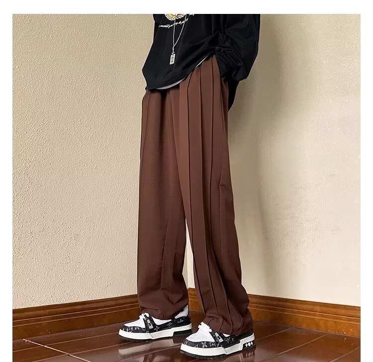 Мужские джинсы с широкими штанинами и высокой посадкой оптом из Китая