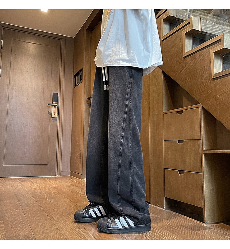 Джинсы мужские в стиле Хонконг весна оптом из Китая