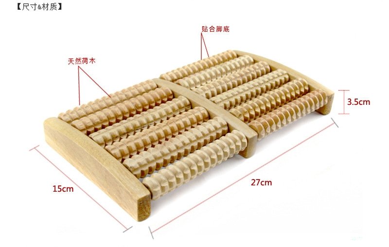 Массажер для стоп с деревянными шипами оптом из Китая