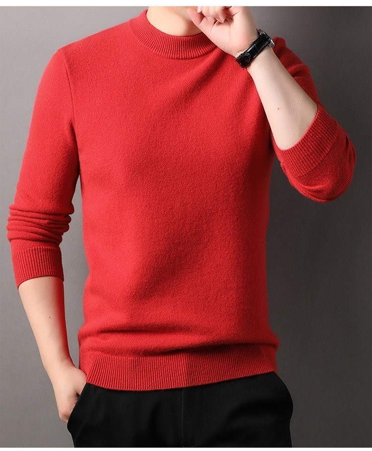 Мужской свитер из овечьей шерсти оптом