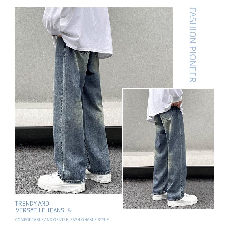 Джинсы мужские 2024 осенние новинки оптом из Китая