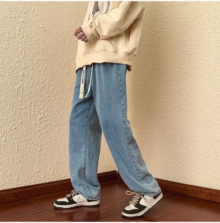 Джинсы мужские в стиле ретро оптом из Китая