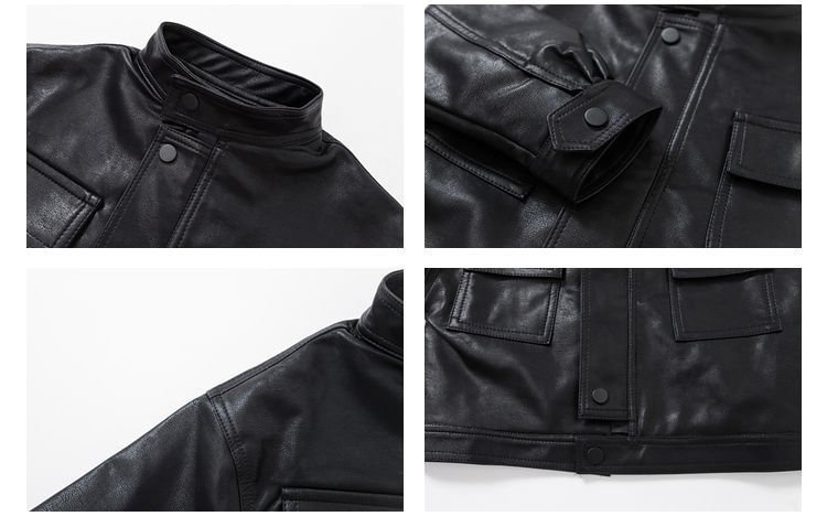 Детский кожаный пиджак 2024 оптом из Китая