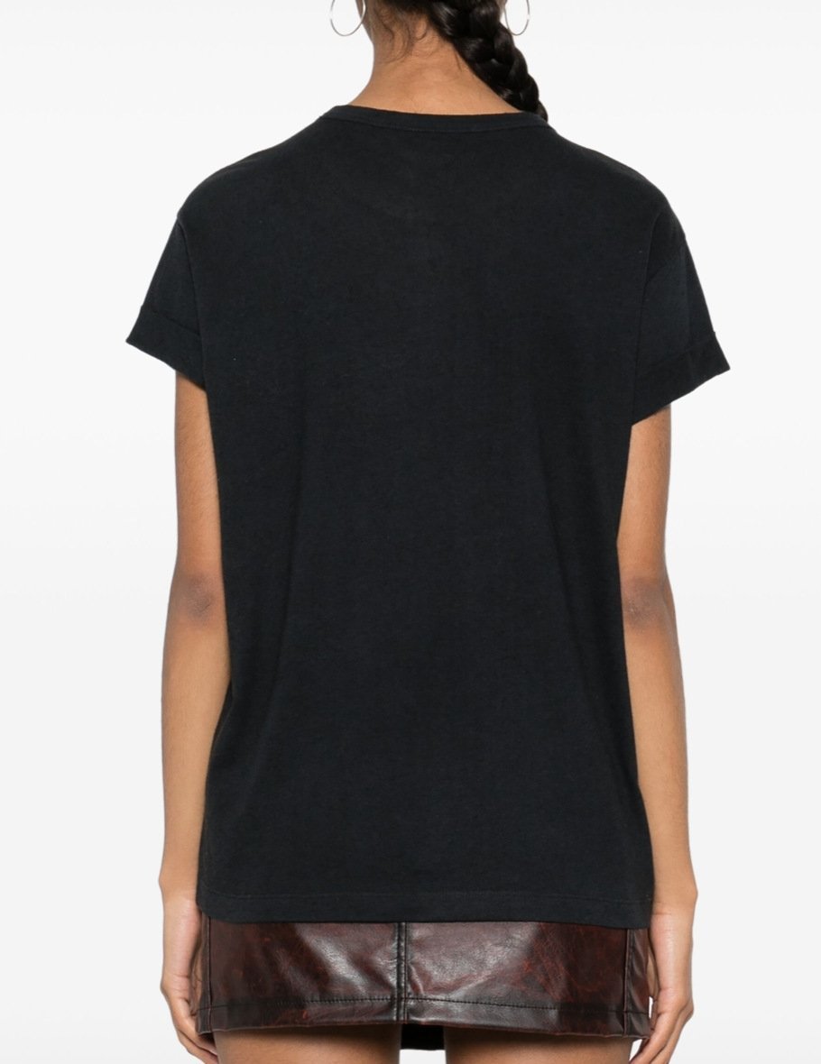 Футболка с крыльями и стразами оптом